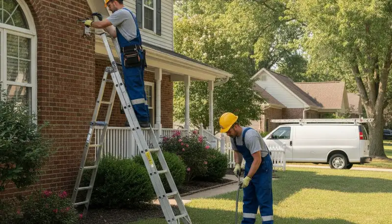 Plumber providing repair service in Olathe, KS for local plumbing customers
