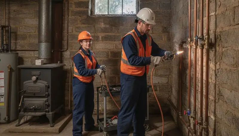 Plumbing repair service in Olathe, KS for residential and commercial pipe and leak repairs