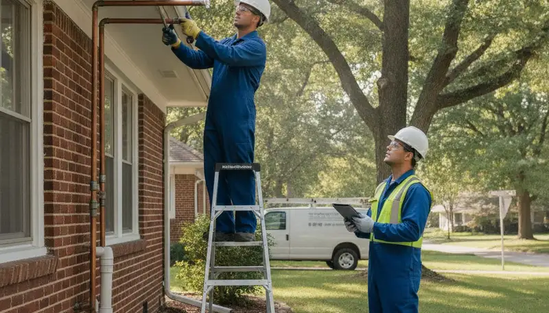 Plumbing repair service in Olathe, KS for residential and commercial leaks, clogs, and pipe issues