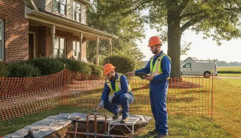 Plumber providing repair service in Olathe, KS for local plumbing issues