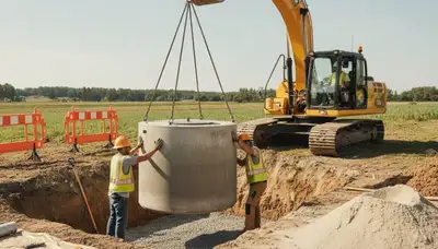 Septic tank installation for Olathe, KS homes by On Call Plumbers