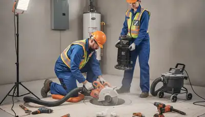 Sump pump installation service for Olathe, KS homes to protect basements from flooding