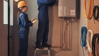 Tankless water heater installation for Olathe, KS homes by On Call Plumbers