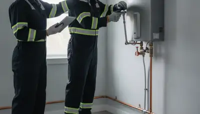Tankless water heater installation in Olathe, KS for efficient on-demand hot water